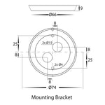 Havit Lighting Wall Lights Halo TRI Colour LED Wall Light Lights-For-You