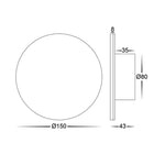 Havit Lighting Wall Lights Halo TRI Colour LED Wall Light Lights-For-You