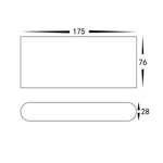 Havit Lighting Wall Lights Lisse Fixed Down RGBW LED Wall Light 6w Lights-For-You