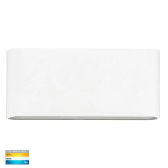 Havit Lighting Wall Lights Lisse White Fixed Down TRI Colour LED Wall Light - HV3643T-WHT Lights-For-You HV3643T-WHT-240V 9350418012098