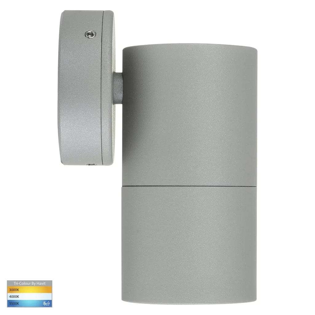 Havit Lighting Wall Lights Matt Silver Fixed Down Wall Light Tivah Lights-For-You HV1145T 9350418015181