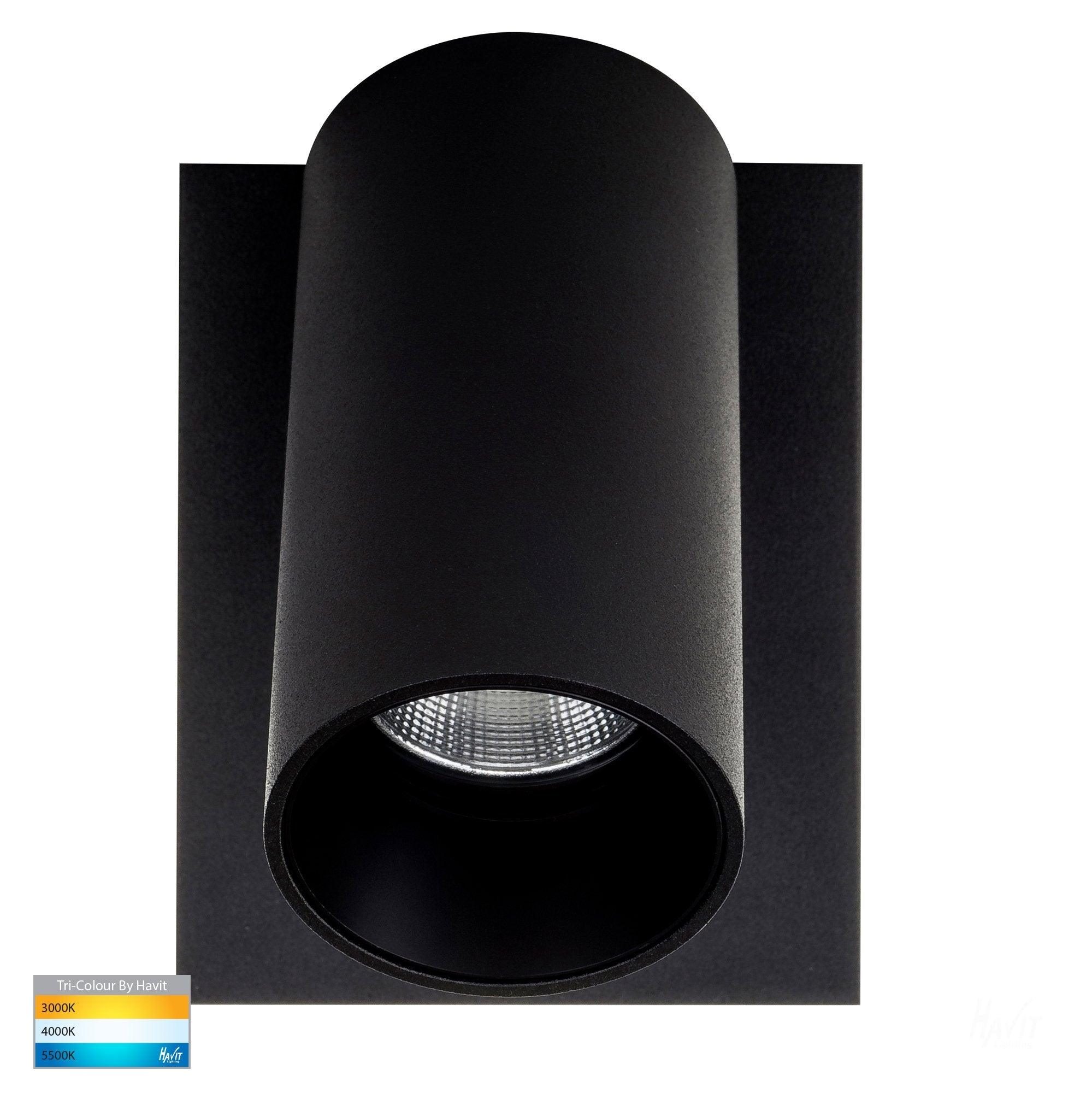 Havit Lighting Wall Lights Black Revo Single Adjustable LED Wall Light CCT in Black or White Havit Lighting - HV3681T-BLK, HV3681T-WHT Lights-For-You HV3681T-BLK