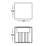 Havit Lighting Wall Lights Square Outdoor LED Up/Down Wall Light Change Lights-For-You