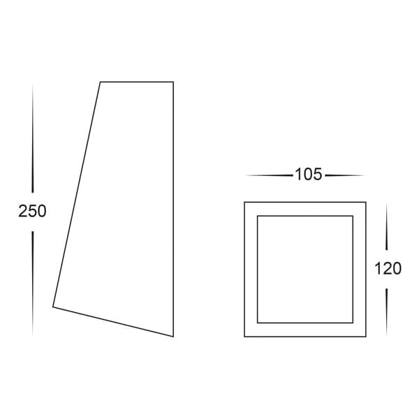 Havit Lighting Wall Lights Taper LED Wedge Wall Light TRI Colour Lights-For-You