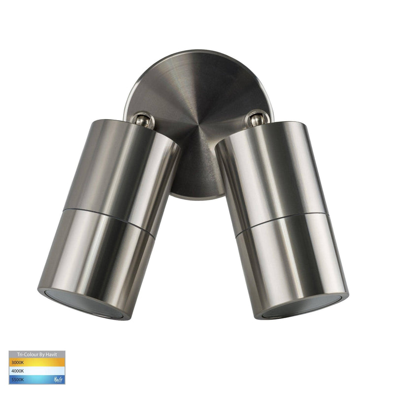Havit Lighting Wall Lights Titanium Aluminium Double Adjustable Lights-For-You HV1385T 9350418015631