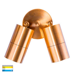 Havit Lighting Wall Lights HV1355T / Brass Tivah Solid Brass TRI Colour Double Adjustable Wall Pillar Lights - HV1355T-HV1357T Lights-For-You HV1355T