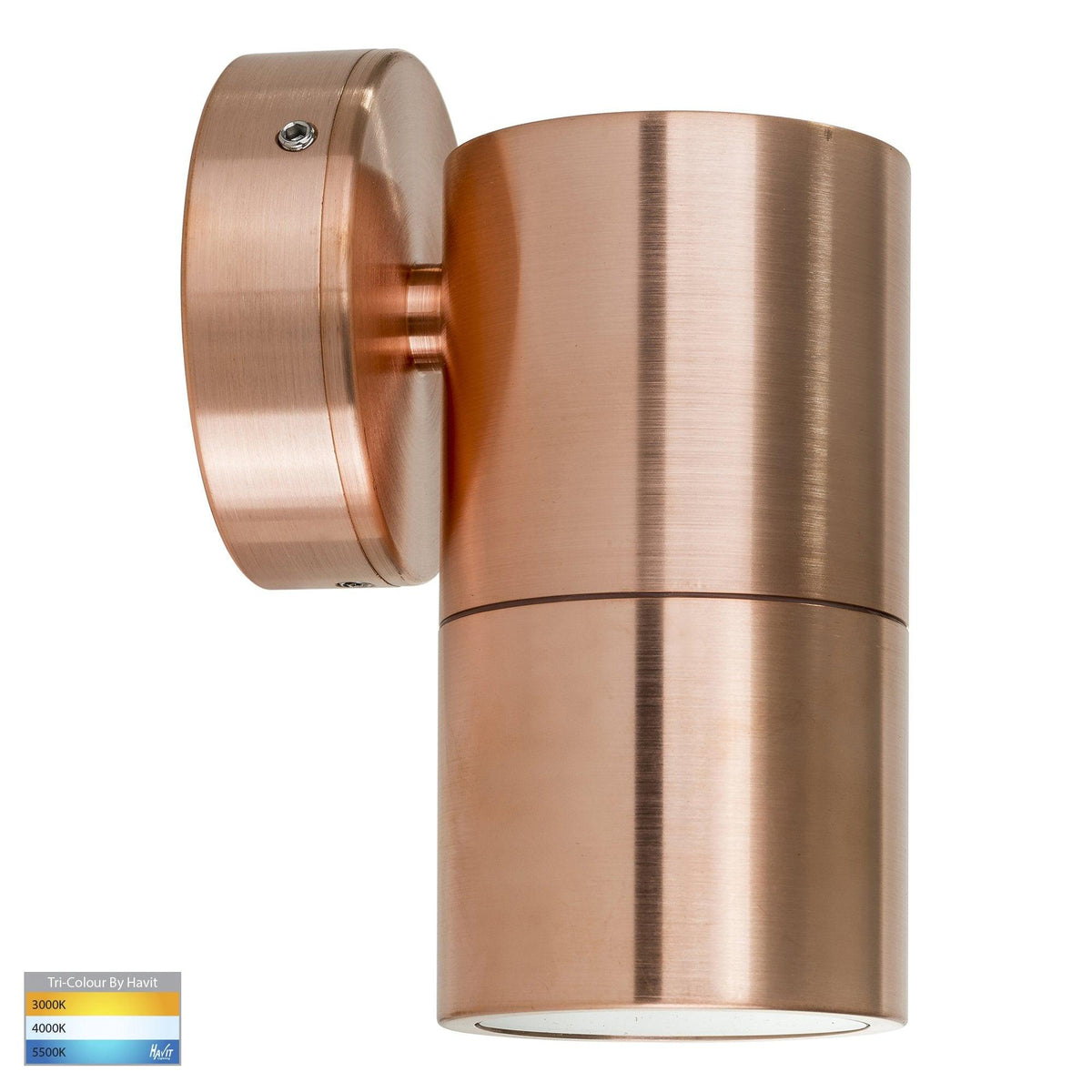 Havit Lighting Wall Lights HV1115T / Copper Tivah Solid Copper TRI Colour Fixed Down Lights-For-You HV1115T