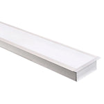 100mm x 35mm Silver Large Deep Aluminium Winged LED Profile Havit Lighting