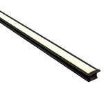 25mm x 16mm Black Deep Square Winged Aluminium LED Profile Havit Lighting -