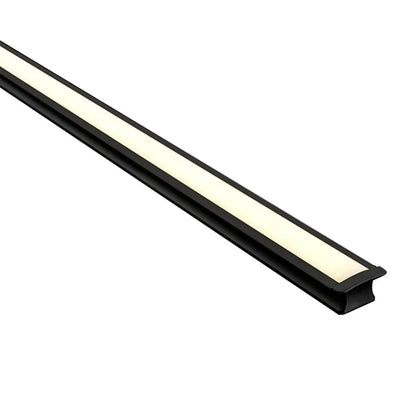 25mm x 16mm Black Deep Square Winged Aluminium LED Profile Havit Lighting -