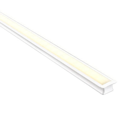 25mm x 16mm White Deep Square Winged Aluminium LED Profile Havit Lighting 