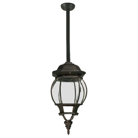 Flinders Large IP44 Outdoor Rod Pendant Antique Bronze