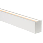 60mm x 80mm White Deep Square Up and Down Aluminium LED Profile