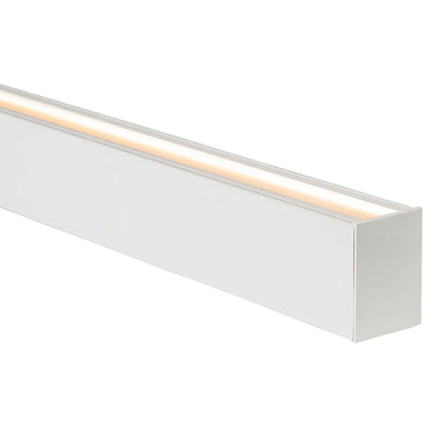 60mm x 80mm White Deep Square Up and Down Aluminium LED Profile