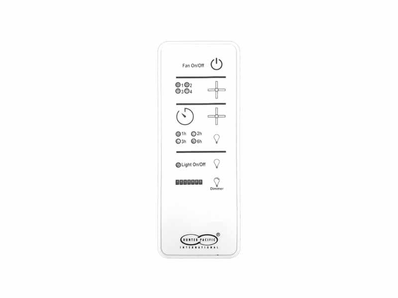 Hunter Pacific Ceiling Fan Remote & Kit White Hunter Pacific Logic Universal Ceiling Fan Remote Control And Receiver Kit Lights-For-You ACC1030WHL2