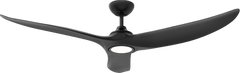 Hunter Pacific Ceiling Fans 48" / Black Evolve EC/DC Motor Ceiling Fan with Light & Remote by Hunter Pacific Lights-For-You E361L