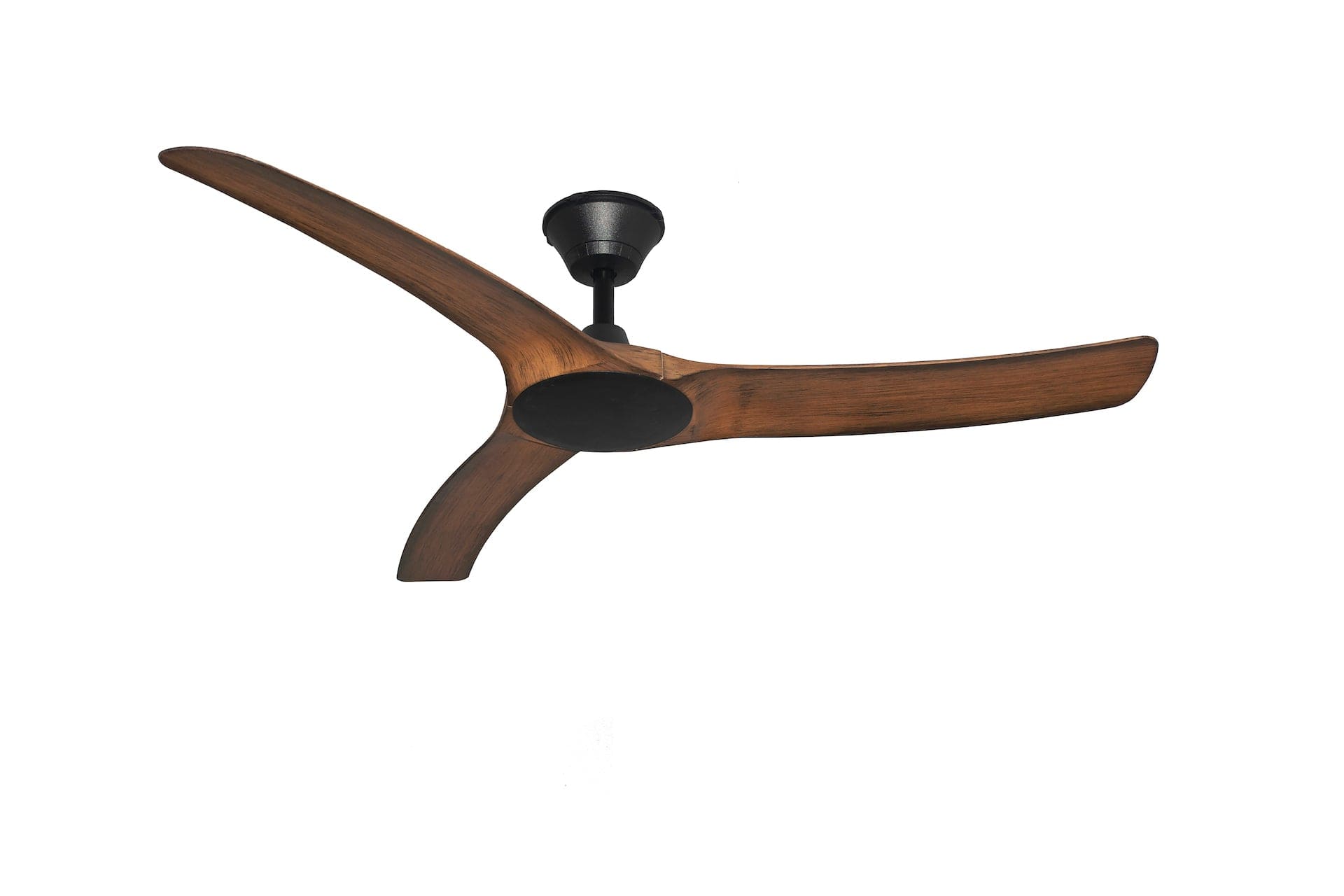 Hunter Pacific Ceiling Fans Black/Koa Blades / No / 52 Inch Hunter Pacific Aqua DC Waterproof Ceiling Fan by Hunter Pacific Lights-For-You AIP2663