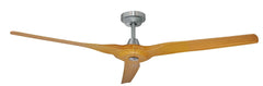 Hunter Pacific Ceiling Fans Brushed Aluminium / Bamboo Hunter Pacific Radical 2 DC Indoor/Outdoor 60" 3 Blade Ceiling Fan Lights-For-You DC2421
