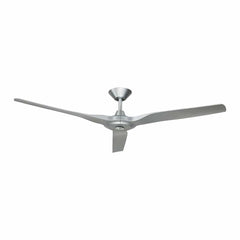 Hunter Pacific Ceiling Fans Brushed Aluminium / Silver Hunter Pacific Radical 2 DC Indoor/Outdoor 60" 3 Blade Ceiling Fan Lights-For-You