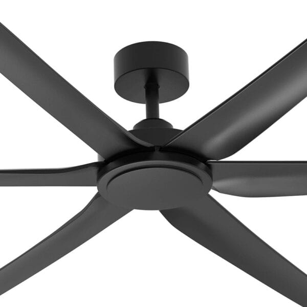 Hunter Pacific Ceiling Fans Magnum DC Ceiling Fan by Hunter Pacific – 80″ White/Black Lights-For-You