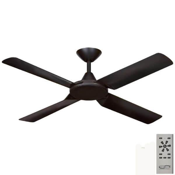 Hunter Pacific Ceiling Fans Matt Black / No New Image 52 inch DC Fan with beautiful design by Hunter Pacific Lights-For-You FNL086BKL2