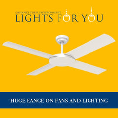 Hunter Pacific Ceiling Fans Revolution 3 52" Ceiling Fan with beautiful design by Hunter Pacific Lights-For-You