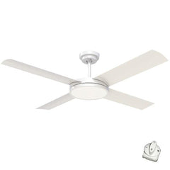 Hunter Pacific Ceiling Fans White / Yes Revolution 3 52" Ceiling Fan with beautiful design by Hunter Pacific FNC237WHL2