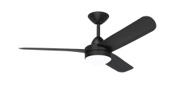 Hunter Pacific Ceiling Fans X-Over 56" DC 3 Blade Ceiling Fan With Wall Control - XO300 Lights-For-You FNL257BKL2