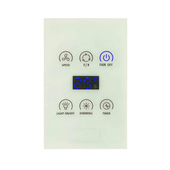 Hunter Pacific Wall Controller WHITE DC 240V Wall Controller - DCWC240 Lights-For-You DCWC240