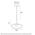 Benito 32Cm Pendant Light Small