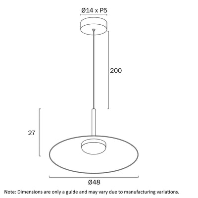 Benito 48Cm Pendant Light Large