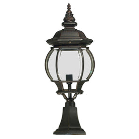 Flinders Large IP44 Outdoor Pillar Mount Antique Bronze