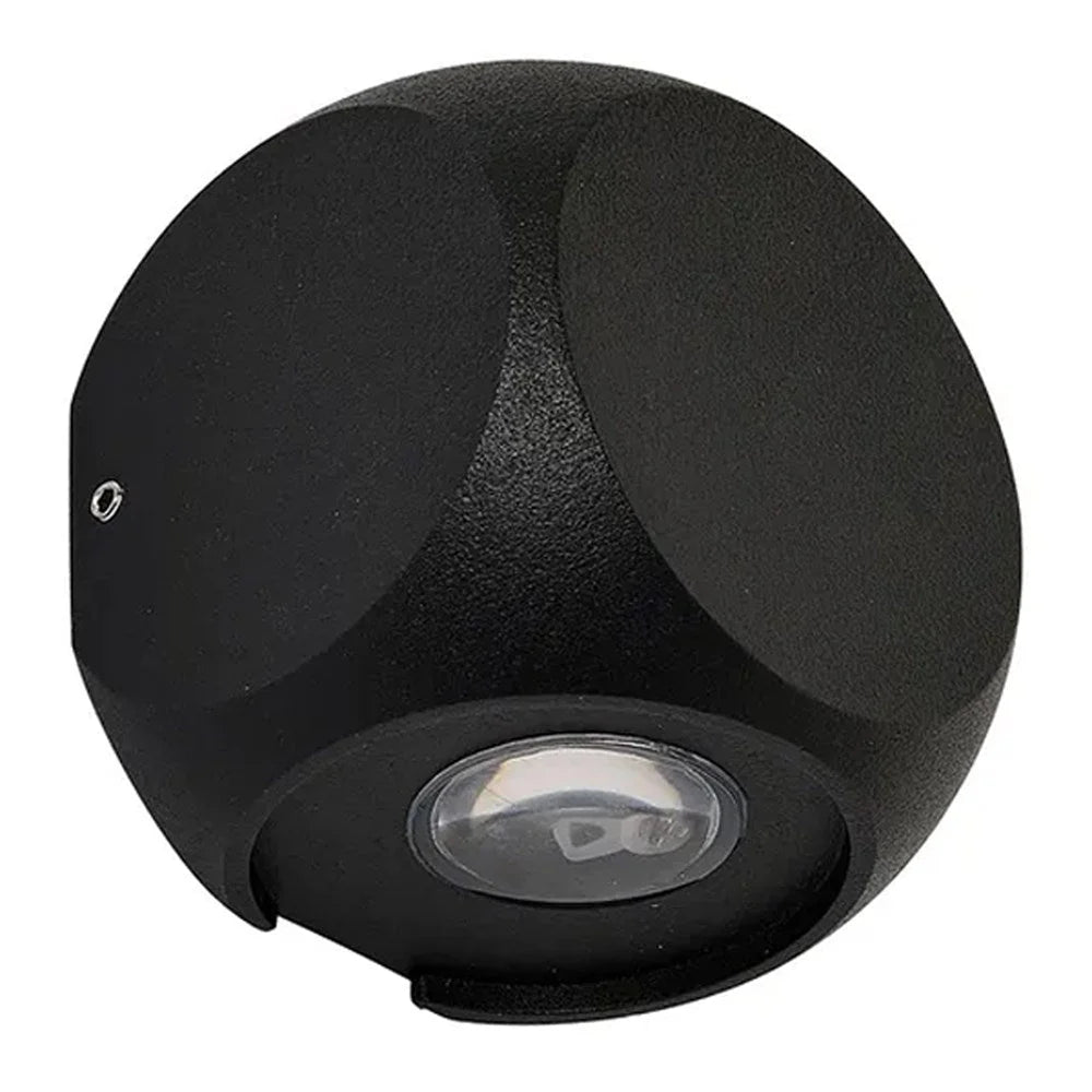 Benz Outdoor LED Wall LIght 2Lt 4w Black, White
