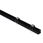 29mm x 26mm Deep Recessed Anti Glare Winged LED Profile in Black, Silver 