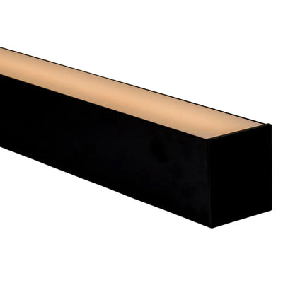 82mm x 90mm Black Square Aluminium LED Profile Havit Lighting - HV9693-8090-BLK