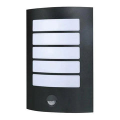 Stark Outdoor LED Wall Light with Sensor 14w 6000k in Stainless Steel or Black
