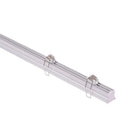 29mm x 26mm Deep Recessed Anti Glare Winged LED Profile in Black, Silver 