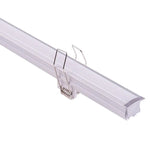 24mm x 20mm Silver Deep Recessed Square Winged Aluminium Havit Lighting