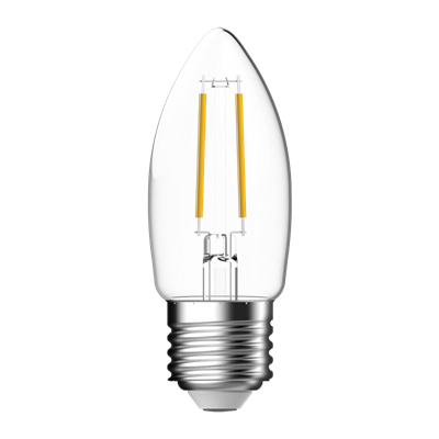 Domus Candle 4.2W Dimmable Led Filament Lamp Clear 240V