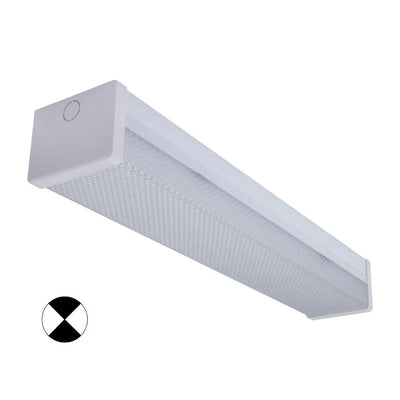 Lights For You Domus PARK-60-DIFF-EM - 7.5W/15W LED Tri-Colour Wide Body Diffused 600mm Emergency Batten with Optional Sensor Lights-For-You 66070