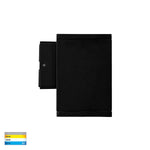 Lights For You HV3623T-BLK - Quadru Square Black TRI Colour Fixed Down LED Wall Light Lights-For-You HV3623T-BLK