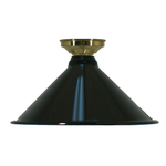 Lode Lighting Batten Fix Lights DIY Batten Fix Brass With Edwardian Shade 250mm by Lode Lighting Lights-For-You 3000121