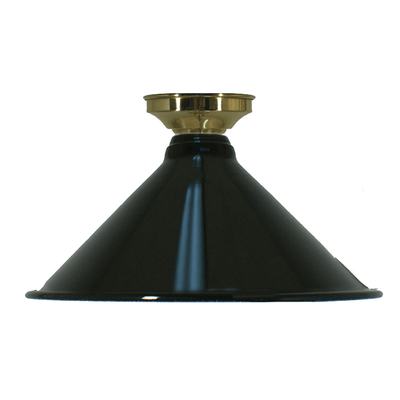 Lode Lighting Batten Fix Lights DIY Batten Fix Brass With Edwardian Shade 250mm by Lode Lighting Lights-For-You 3000121