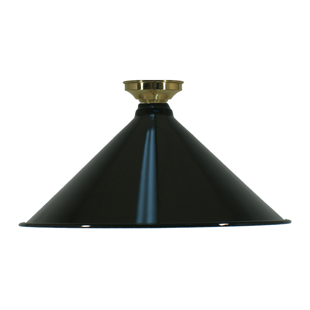 Lode Lighting Batten Fix Lights DIY Batten Fix Brass With Edwardian Shade 390mm by Lode Lighting Lights-For-You 3000124