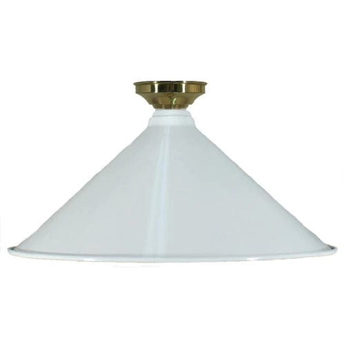 Lode Lighting Batten Fix Lights DIY Batten Fix Brass With Edwardian Shade 390mm by Lode Lighting Lights-For-You 3000126