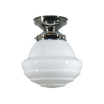 Lode Lighting Batten Fix Lights DIY Batten Fix With Parkville 9" Opal Gloss Glass Lights-For-You 3010040