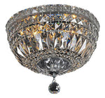Lode Lighting Chandeliers Classique Small 3 Light Crystal Flush Mount Lights-For-You 1000116