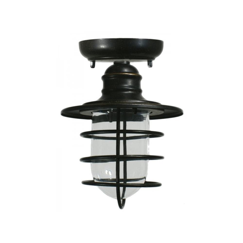 Lode Lighting Close To Ceiling Light(CTC) Dockvard Outdoor CTC Light 1xE27 IP44 Antique Bronze Lights-For-You 1000148