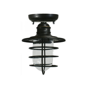 Lode Lighting Close To Ceiling Light(CTC) Dockvard Outdoor CTC Light 1xE27 IP44 Antique Bronze Lights-For-You 1000148