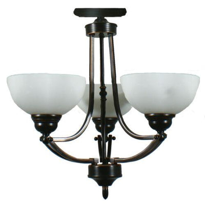 Lode Lighting Close To Ceiling Light(CTC) Houston CTC 3 Light in Bronze Lights-For-You 1000248